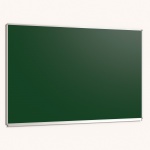 Langwandtafel, Stahlemaille grün, mit Kreideablage 
